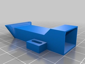 ajustable hipercubo duto do ventilador A impressão 3d 3d print model - Mito3D