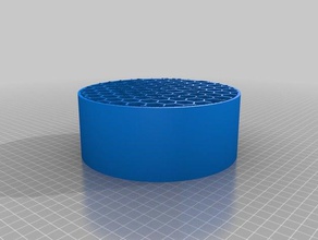 Kunst-Pinsel-Stift-Halter 80 zählen Kunst-tools honeycomb Waben-Regal Stift-Halter 3d print model - Mito3D