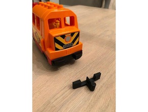 duplo train joint toy & game accessories 3d print model - Mito3D