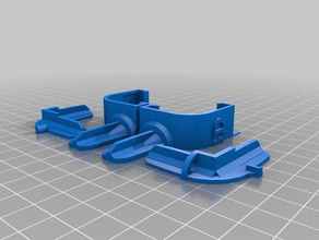 desteğiyle mikro bigspool monte edin 3d baskı 3dprinter yazıcı filament biriktirme tutucu 3d print model - Mito3D