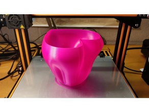 cuore vaso sculture il giorno di san valentino per la giornata della donna 3d print model - Mito3D