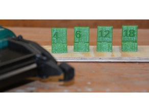 nailgun alignment jig diy blowout brad nails woodworking 3d print model - Mito3D