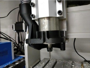 cnc vacuum machine mill linuxcnc mpcnc adapter cleaner 3d print model - Mito3D