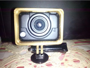 soporte c mara silvescrest acople tipo gopro support de caméra couplage type la 3d print model - Mito3D