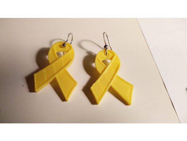 arracades lla groc brincos llibertat amarelo 3D print model - Mito3D