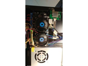 anycubic i3 mega v2 - dual fan drivers 3d printer parts 3d print model - Mito3D