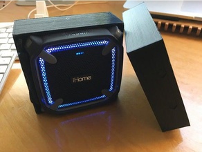 ihome speaker box containers bluetooth openscad speakers storage 3d print model - Mito3D