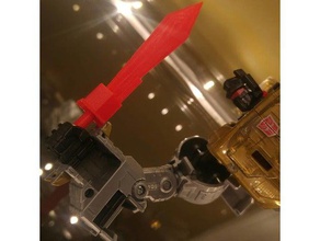 la puissance de nombres premiers grimlock g1 style épée jouets & jeux potp l'épée les transformateurs 3d print model - Mito3D