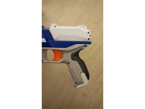 nerf elite distruttore di gestire giocattolo & accessori gioco disgregatore fusion 360 pistola mod 3d print model - Mito3D