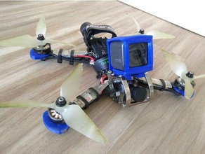 30 degree gopro mount armattan rooster & chameleon ti no supports r c vehicles degrees drone fpv racing hero quad quadcopter session 3d print model - Mito3D