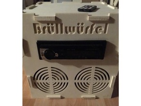 br llw rfel 2d-Kunst audio box bumbum cnc w 3d print model - Mito3D