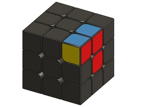 3x3 de rubik cubo la velocidad puzzles moyu puzzle 3d print model - Mito3D