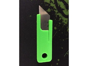 flache box cutter hand-Werkzeuge 3d print model - Mito3D
