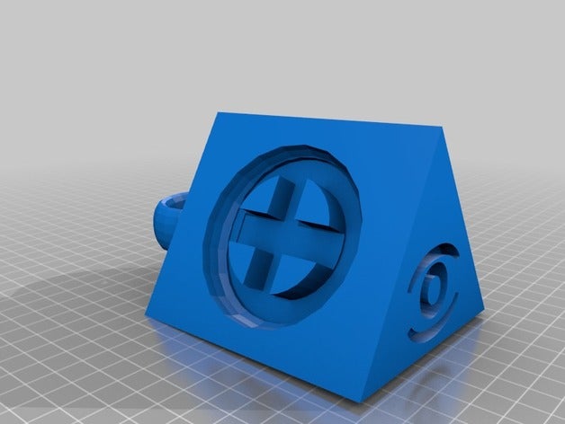 símbolo de porta-chaves A impressão 3d chaveiro 3D print model - Mito3D