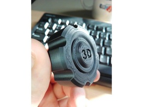 filatura creatore di moneta monete & distintivi La stampa 3d lo spostamento le parti in movimento giocattolo rotella 3d print model - Mito3D
