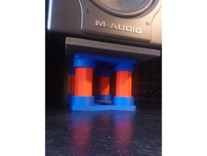 monitor speaker stand pesanti audio altoparlante del gli altoparlanti 3d print model - Mito3D