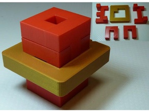 little dance puzzle puzzles 3d print model - Mito3D