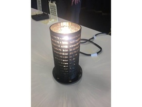 perception art cylinder 3d printing edp denver lamp light pereption 3d print model - Mito3D