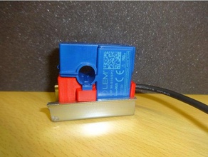 lem sensor din rail adapter parts 715130 adaptateur capteur courant current effet hall transducer 3d print model - Mito3D