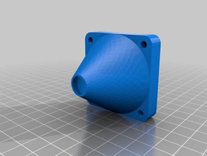 50x50 cone fan convert 3d printing 3d print model - Mito3D