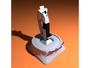 joy stick moves interactive art desk fidget toy fun joystick plane useful 3d print model - Mito3D