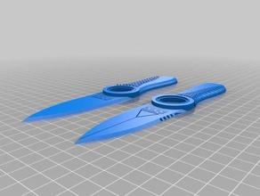 subnautica knife split props 3d print model - Mito3D