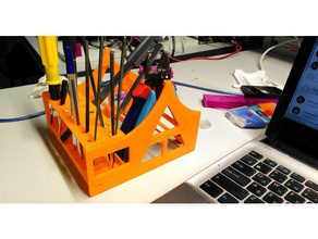 instruments organizer&holder tool holders & boxes organizer 3d print model - Mito3D