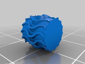 funky vase art holder 3d print model - Mito3D