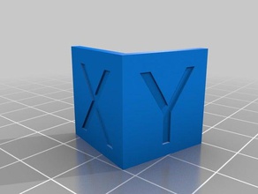 xy calibration 3d printing tests test xyz 3d print model - Mito3D