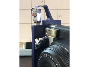 fujifilm instax 300 self-timer rig addon camera wide 3d print model - Mito3D
