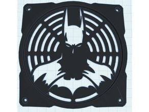 Batman 120mm fan kapağı 3d yazıcı aksesuarları 3d print model - Mito3D