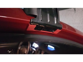 renault rack de teto, peças borracha x0190027 & x0190026 a indústria automotiva 3d print model - Mito3D