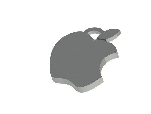 apple keychain i portachiavi iphone mac macbook 3D print model - Mito3D