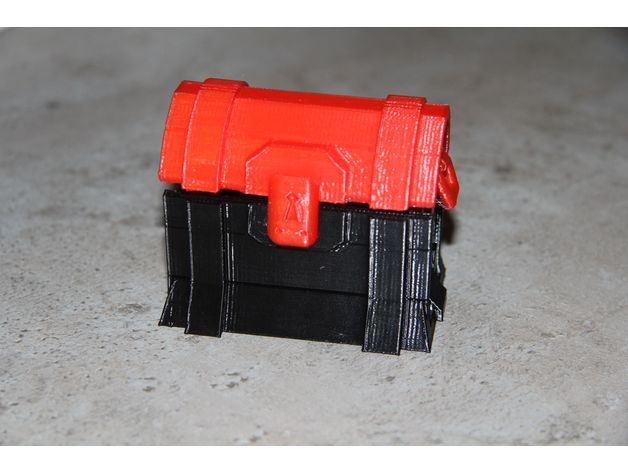fortnite poitrine remix jouets & accessoires de jeux la coffre au trésor 3D print model - Mito3D