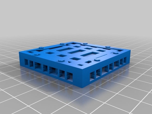 openlock v70 industriali semplici piastrelle giochi necromunda di società wargame warhammer 40k 3D print model - Mito3D