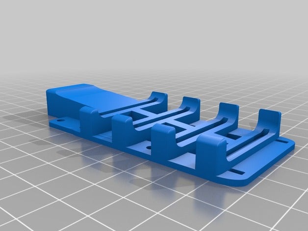 öfkeli 220 pil pad xt60 tutucu yeraltı düzeni 3d baskı 3D print model - Mito3D