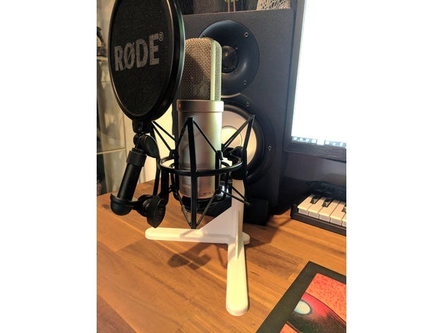 microphone stand audio 3D print model - Mito3D