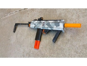 mhp 15 le bricolage katana magazine nerf pistolet nerfgun 3d print model - Mito3D