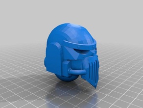 barabas dantioch head toy & game accessories 40k iron warriors warhammer 3d print model - Mito3D