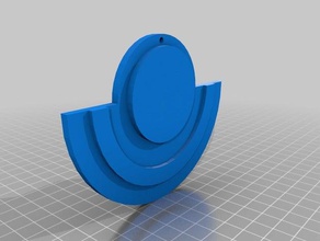 dünya reaver sembolü çekicilik takı küpe toprak Anahtarlık eski kain kolye 3d print model - Mito3D