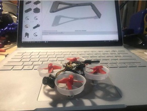 tiny whoop beta 65s low profile camera mount r c vehicles betafpv fpv tinywhoop 3d print model - Mito3D