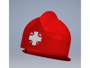 firefigther casque accessoires sapeur-pompier le pompier 3d print model - Mito3D