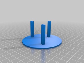 pizza table L'impression 3d 3d print model - Mito3D