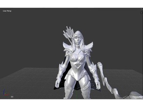 drow ranger dota 2 Spiele action-Figur dota2 3d print model - Mito3D