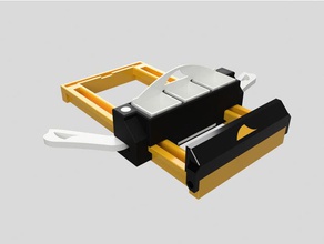 slide vise hand tools design drawer dritte fusion 360 handle hebel magnets schraubstock solder soldering third tool 3d print model - Mito3D