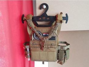 tactical vest hanger sport & outdoors airsoft accesories clothing accessory hook coat grip handle military wayfarer tactics xdr4g0nx 3d print model - Mito3D