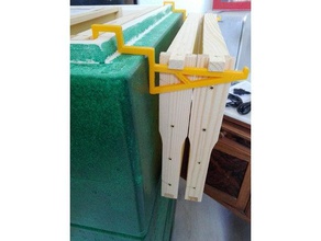 segeberger beehive frame hook dnm sport & outdoors bees honey 3d print model - Mito3D