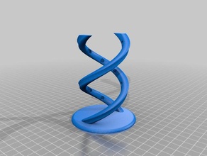 dna-Kette Biologie dna-Modell multi-Farbe multi-Teil 3d print model - Mito3D