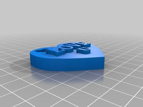 el amor de su anillo claves llaveros 3d print model - Mito3D