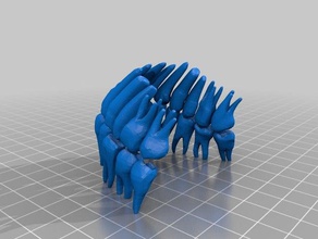 trailogy cranio a due colori art 3d print model - Mito3D